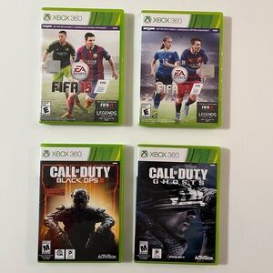 Xbox 360 Video Game Set - FIFA 15 & Call of Duty